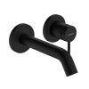 Hansgrohe Tecturis S Jednouchwytowe baterie umywalkowe montaż ścienny, podtynkowy Czarny Matowy 73350670